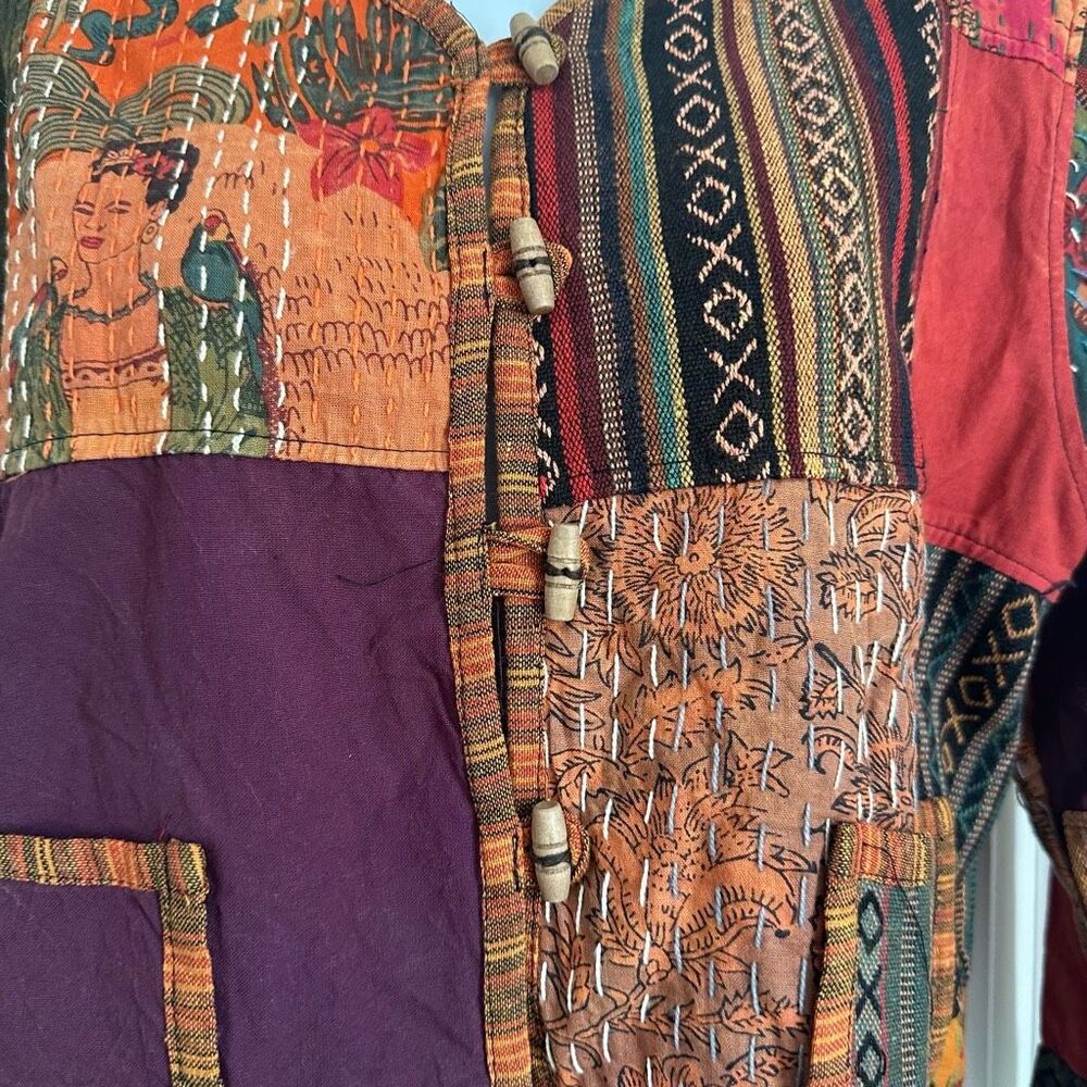 Boutique Brand  Kantha jacket -multicolor - Picture 5 of 7